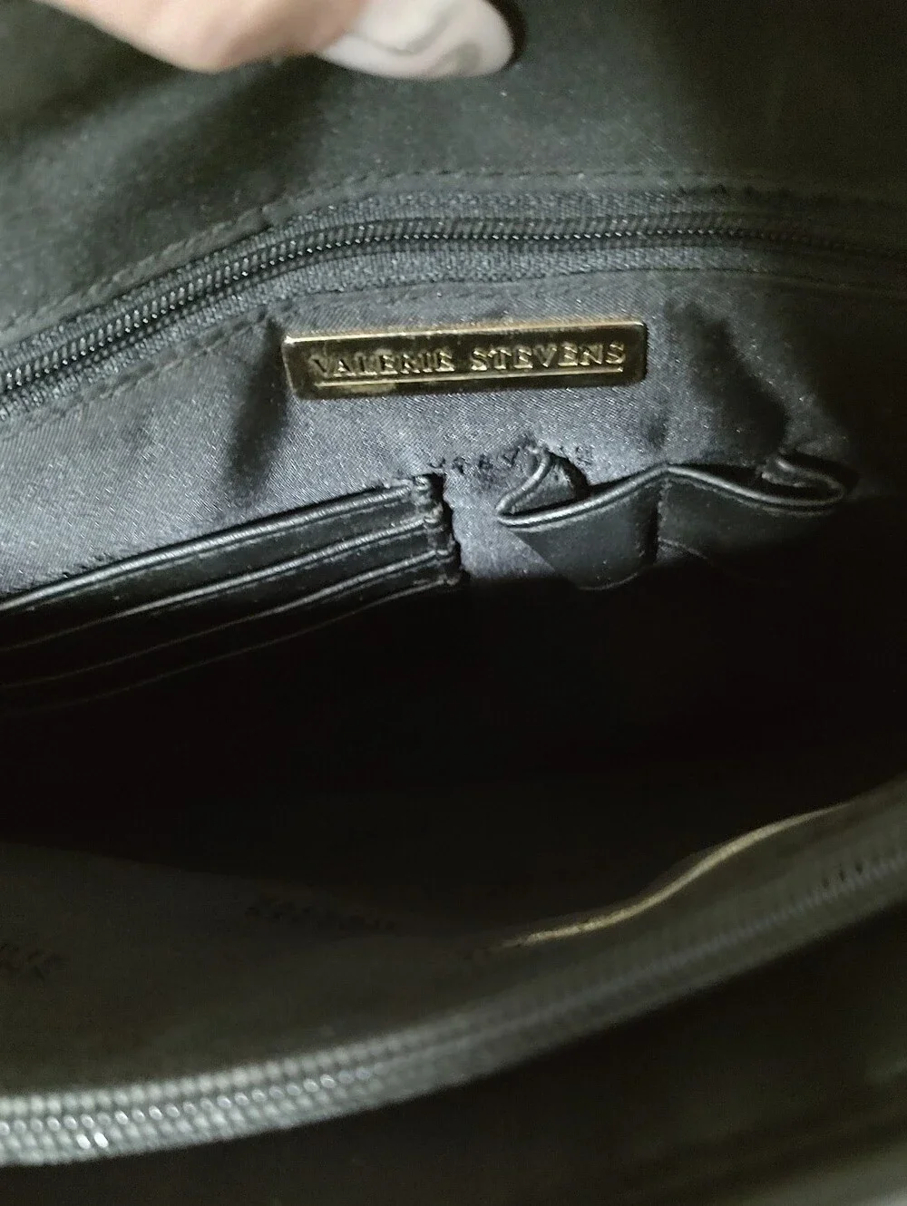 Classic Black Leather Messenger Bag - Men